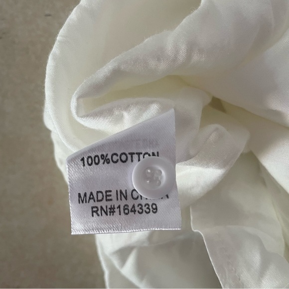 Petal + Pup Becky Playsuit White Button Front Long Sleeve Romper 37421 - Picture 8 of 10